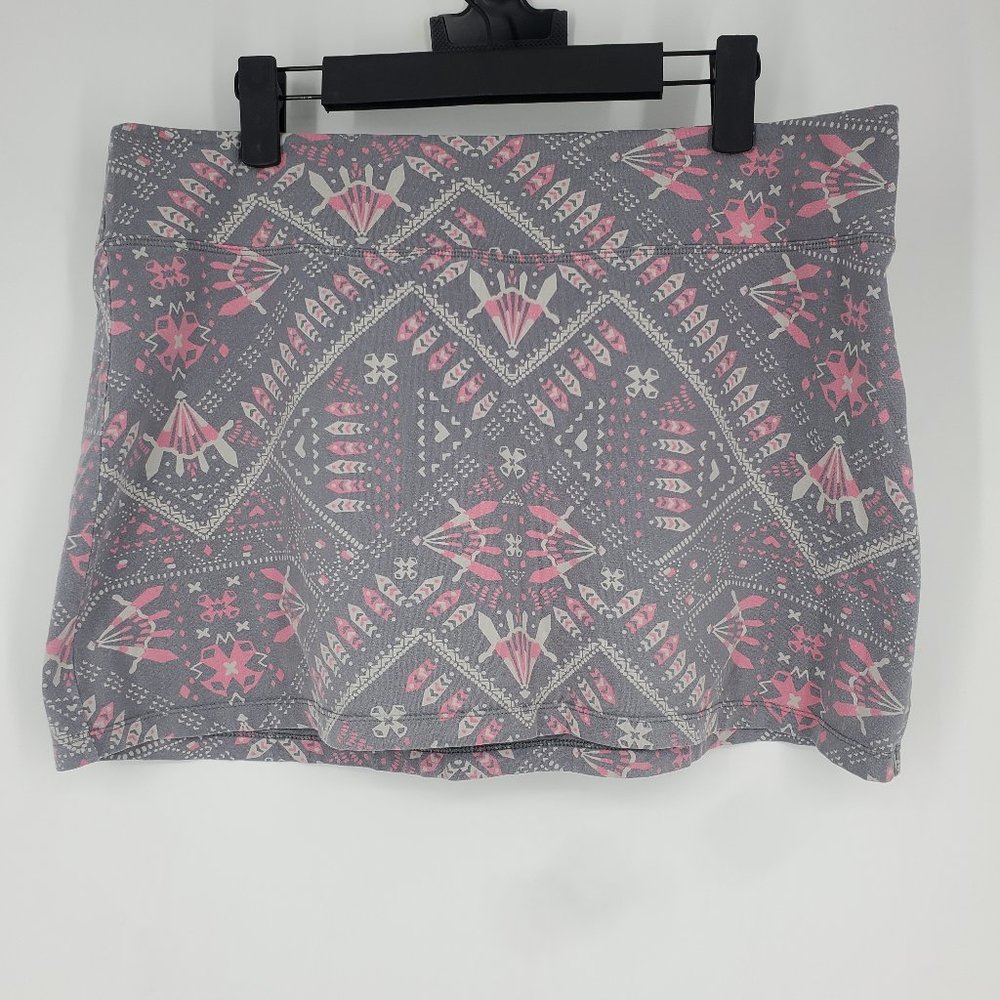 Patagonia Women's Orange Organic Cotton Blend   Mini Skirt Size M